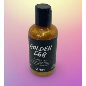 LUSH Golden Egg Shower Gel 100ml 3.3oz NEW Shimmer Honey Limited Use by 03/26